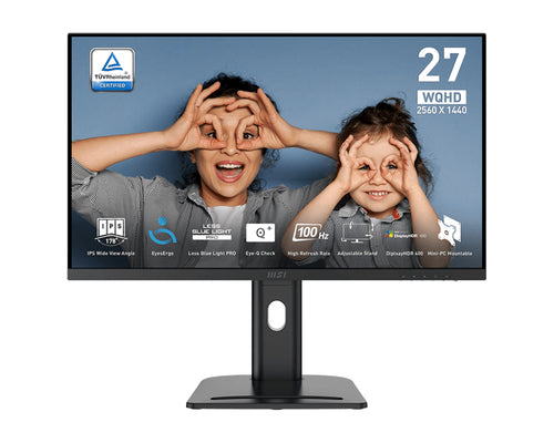 MSI MONITOR 27 LED IPS 16:9 WQHD 4MS 250 CDM, PIVOT, DP/HDMI, MULTIMEDIALE