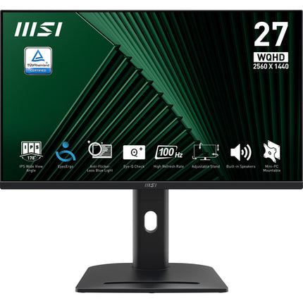 MSI MONITOR 27 LED IPS 16:9 WQHD 1MS 100HZ 300 CDM, PIVOT, DP/HDMI, MULTIMEDIALE