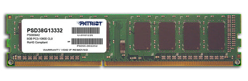 PATRIOT RAM DIMM 8GB DDR3 1333MHZ CL9