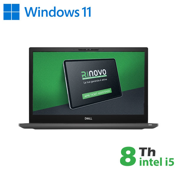 RINOVO NB DELL LATITUDE E7490 I5-8X00U DDR4 16GB SSD 480GB 14&#34; NO DVD 3 MES W11P GRADE A 1Y WARRANTY