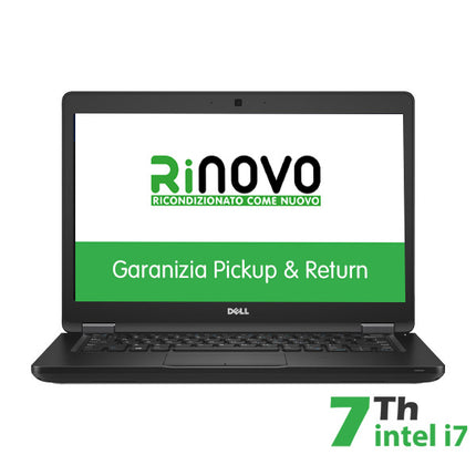 RINOVO NB DELL LATITUDE E5480 I7-7X00U DDR4 8GB SSD 240GB/HDMI/14&#34; W10P NO DVD GRADE A 1Y WARRANTY