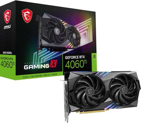 MSI VGA GEFORCE RTX 4060 TI, RTX 4060 TI GAMING X SLIM 8G, 8GB GDDR6, HDMI/DP*3, ATX, TRI FROZR, DLSS 3