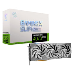 MSI VGA GEFORCE RTX 4070 SUPER, RTX 4070 SUPER 12G GAMING X SLIM WHITE, 12GB GDDR6X, DP*3/HDMI, ATX, TRI FROZEN, BIANCA