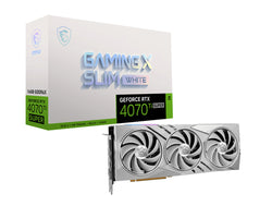 MSI VGA GEFORCE RTX 4070 TI, RTX 4070 Ti SUPER 16G GAMING X SLIM WHITE, 16GB GDDR6, DP*3/HDMI, ATX, TRI FROZR 3, OC, BIANCA