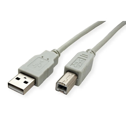 STANDARD CAVO USB2.0 CABLE, A-B, M/M, BEIGE, 3M