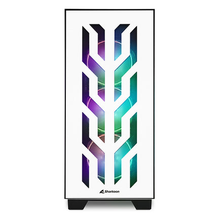 SHARKOON CASE ATX 2XUSB 3.0, 1X TYPE-C, 2XVETRO TEMPERATO, 8 SLOT ESPANSIONE, 4XARGB FAN, ARGB CONTROLLER