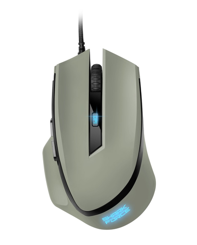 SHARKOON MOUSE GAMING SHARK-FORCE2-GR, 4200 DPI, USB, 1.8MT, GRIGIO