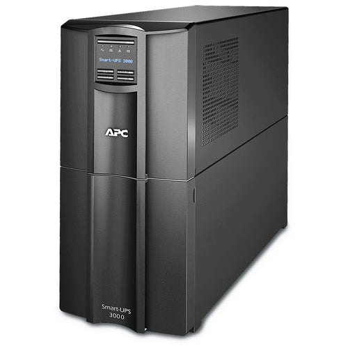 APC SMT3000IC SMART-UPS 3000VA LCD 230V. APC SMART-UPS, 2700WATTS/3000VA, INGRESSO 230V/USCITA 230V, INTERFACE PORT DB-9 RS-232, USB, SMARTSLOT, CONTROLLED