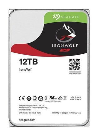 SEAGATE HDD IRONWOLF 12TB 3,5 7200RPM SATA 6GB/S BUFFER 256MB