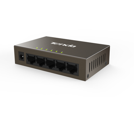 TENDA SWITCH 5 PORTE LAN 10/100, IEEE 802.3/U/X, SWITCHING 1.0GBPS, MAC ADDRESS TABLE 1K