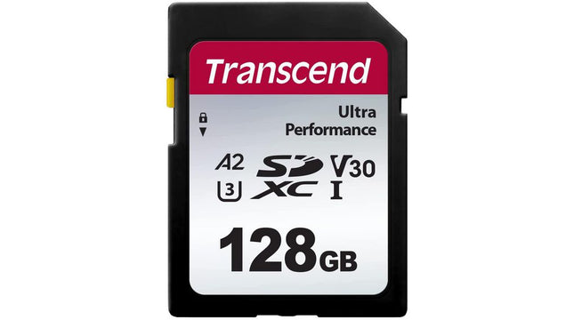 TRANSCEND MEMORY CARD 128GB SD Card UHS-I U3 A2 Ultra Performance