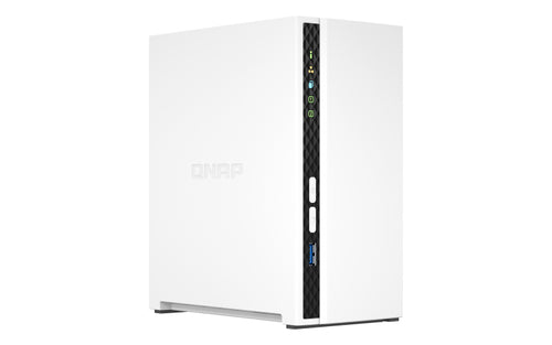 QNAP NAS TOWER 2BAY ARM 4CORE 2.0GHz 2xSATA 6GB/S 3.5&#34;/2.5&#34; 2GB RAM ON-BOARD 1xGBE, 1xUSB3.2 GEN1, CAPACITA MAX 18TB A BAY