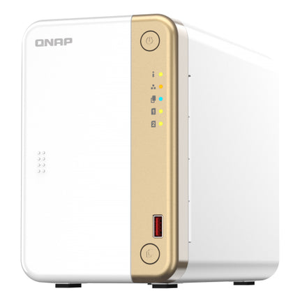 QNAP NAS TS-262 Tower 2-Bay CPU Celeron N4505 Dual Core + DDR4 support +2x SATA 3,5&#34; + 2X M.2 gen.3