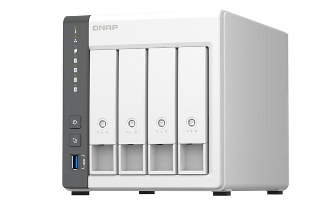 QNAP NAS TOWER 4BAY ARM 4CORE 2.0GHz 2XSATA 6GB/S 3.5&#34;/2.5&#34; 4GB RAM 1X2.5GBE 1X1GBE, 2XUSB2.0 1XUSB3