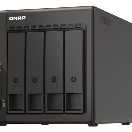 QNAP NAS TS-453E Tower 4-Bay CPU Celeron N4505 Dual Core + 8 GB DDR4 2x M.2 gen.3x1 + 2x 2.5 GbE