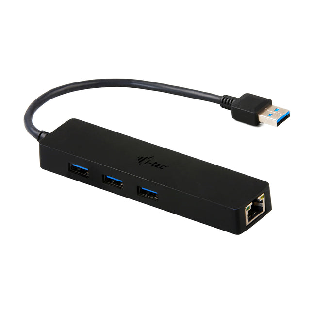 I-TEC USB 3.0 SLIM HUB 3 PORT + GIGABIT ETHERNET ADAPTER