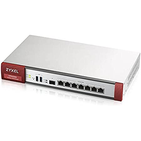 ZYXEL FIREWALL USG FLEX 100 SECURITY GATEWAY 1XWAN, 4XLAN, 1XUSB, VPN 40 IPSEC/L2TP, 30 SSL, AMAZON VPC, SSL INSPECTION, PCI DSS COMPLIANT, WLAN CONTROLLER 8 AP