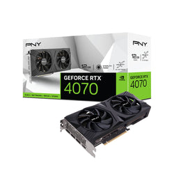 PNY VGA GEFORCE RTX 4070, RTX 4070 12GB VERTO, DUAL FAN EDITION, DLSS 3