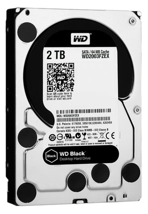 WESTERN DIGITAL HDD BLACK 2TB 3,5 7200RPM SATA 6GB/S 64MB CACHE