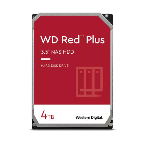 WESTERN DIGITAL HDD RED PLUS 4TB 3,5&#34; 5400RPM SATA 6GB/S BUFFER 256MB