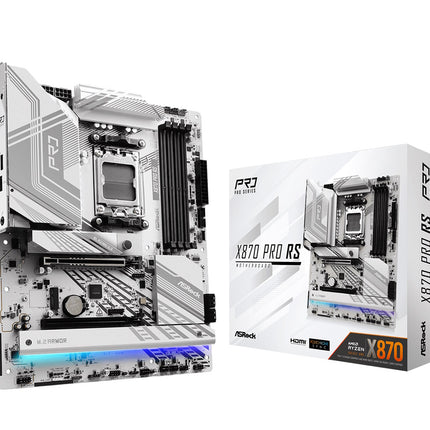 ASROCK MB AMD X870 PRO RS, SOCKET AM5, AMD X870, ATX, DDR5