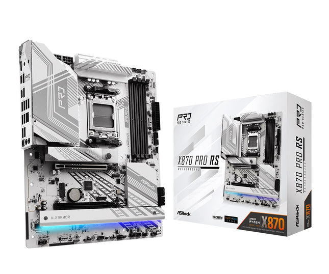 ASROCK MB AMD X870 PRO RS, SOCKET AM5, AMD X870, ATX, DDR5