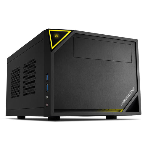 SHARKOON CASE MINI-ITX, 2 SLOT, 37 X 22.5 X 18.0 CM , USB 3.0, USB 2.0, 1X 120 MM FAN (PRE-INSTALLED), DRIVE BAYS 2,5&#34;-SSD